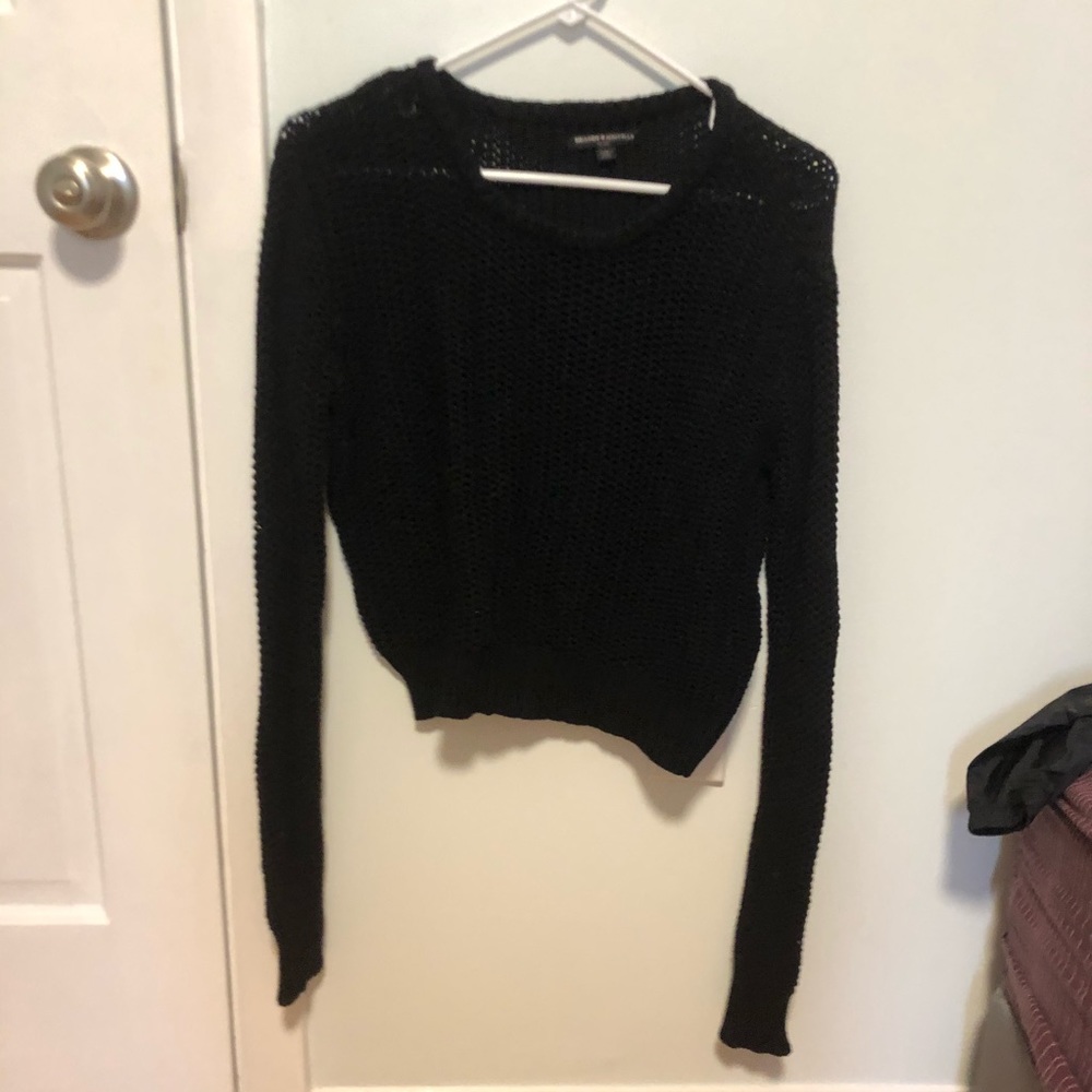 Black Knit Sweater